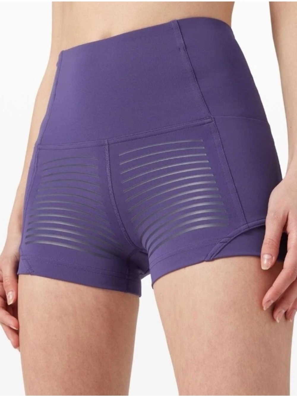 Lululemon Rogue Renegade Short Women 6 Midnight Orchid Excellent High Rise 2.5"